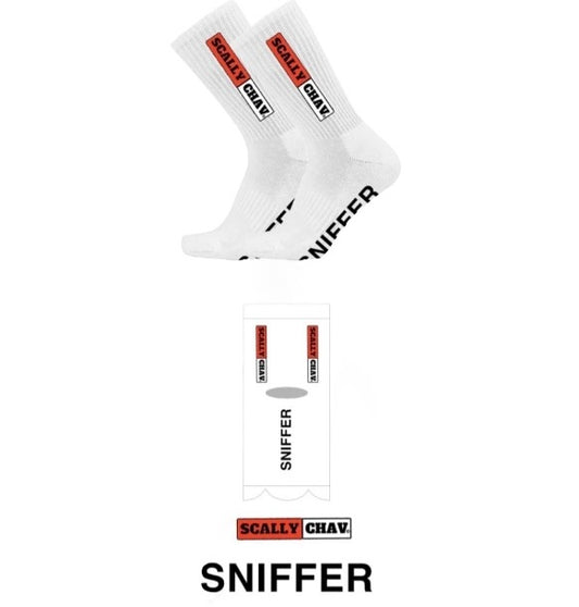 SNIFFER SOCKS RED OG LOGO