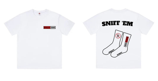 Sniff em sock print T-shirt