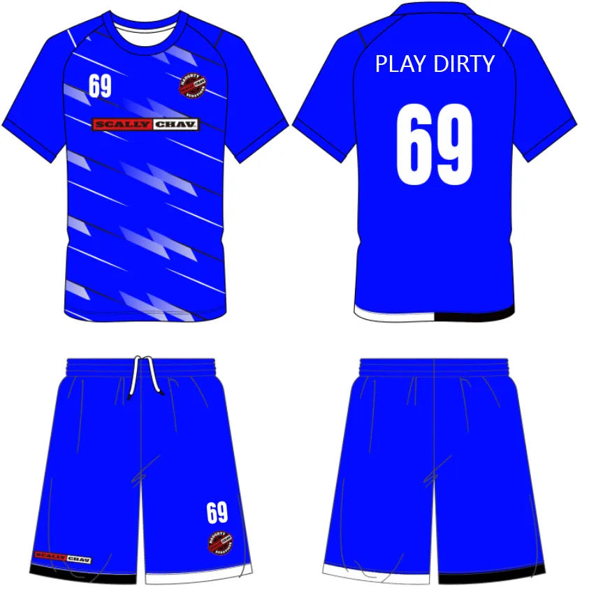 Blue Football Kit